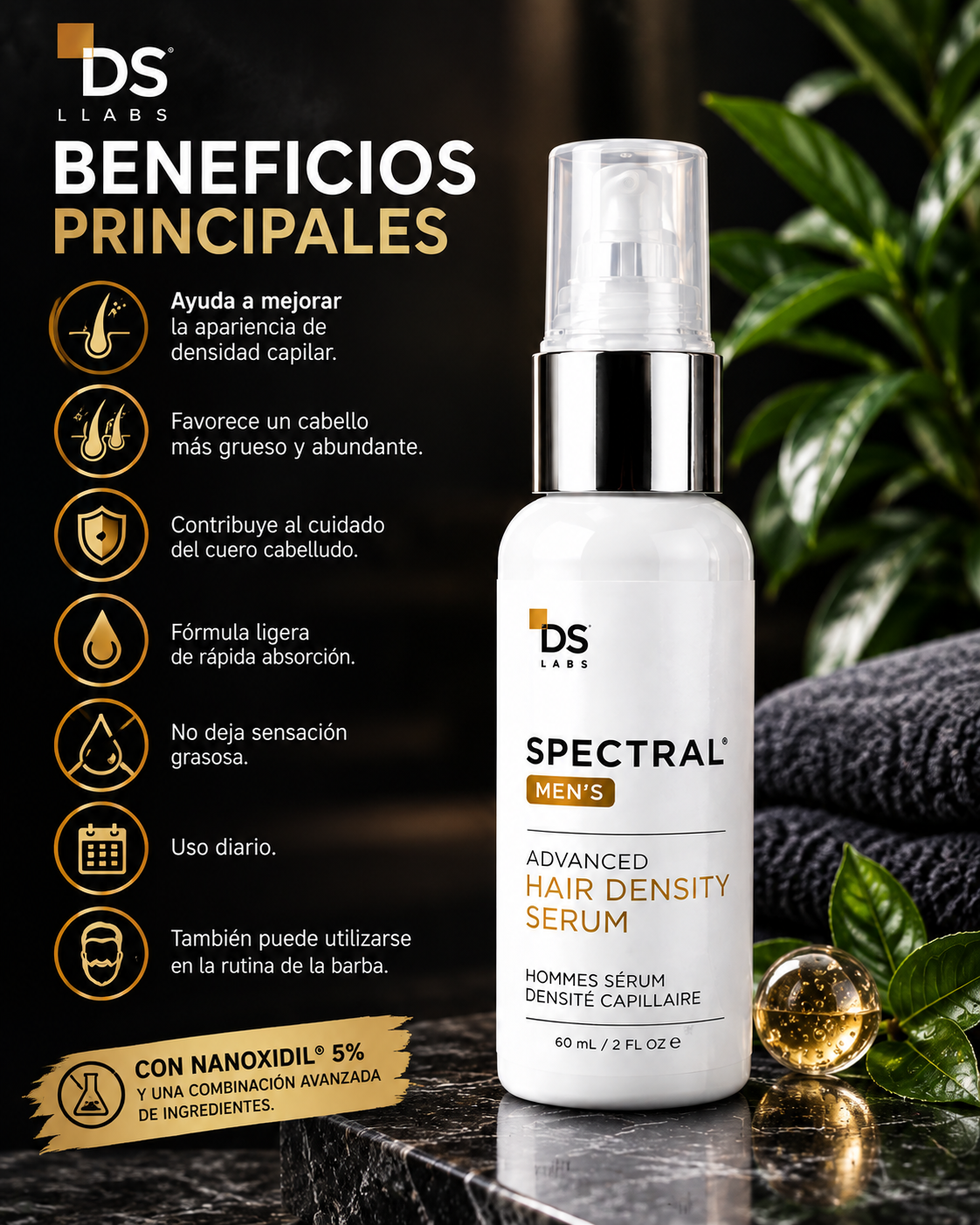 SPECTRAL PREMIUM 60 ML Y ACTIVADOR BARBA