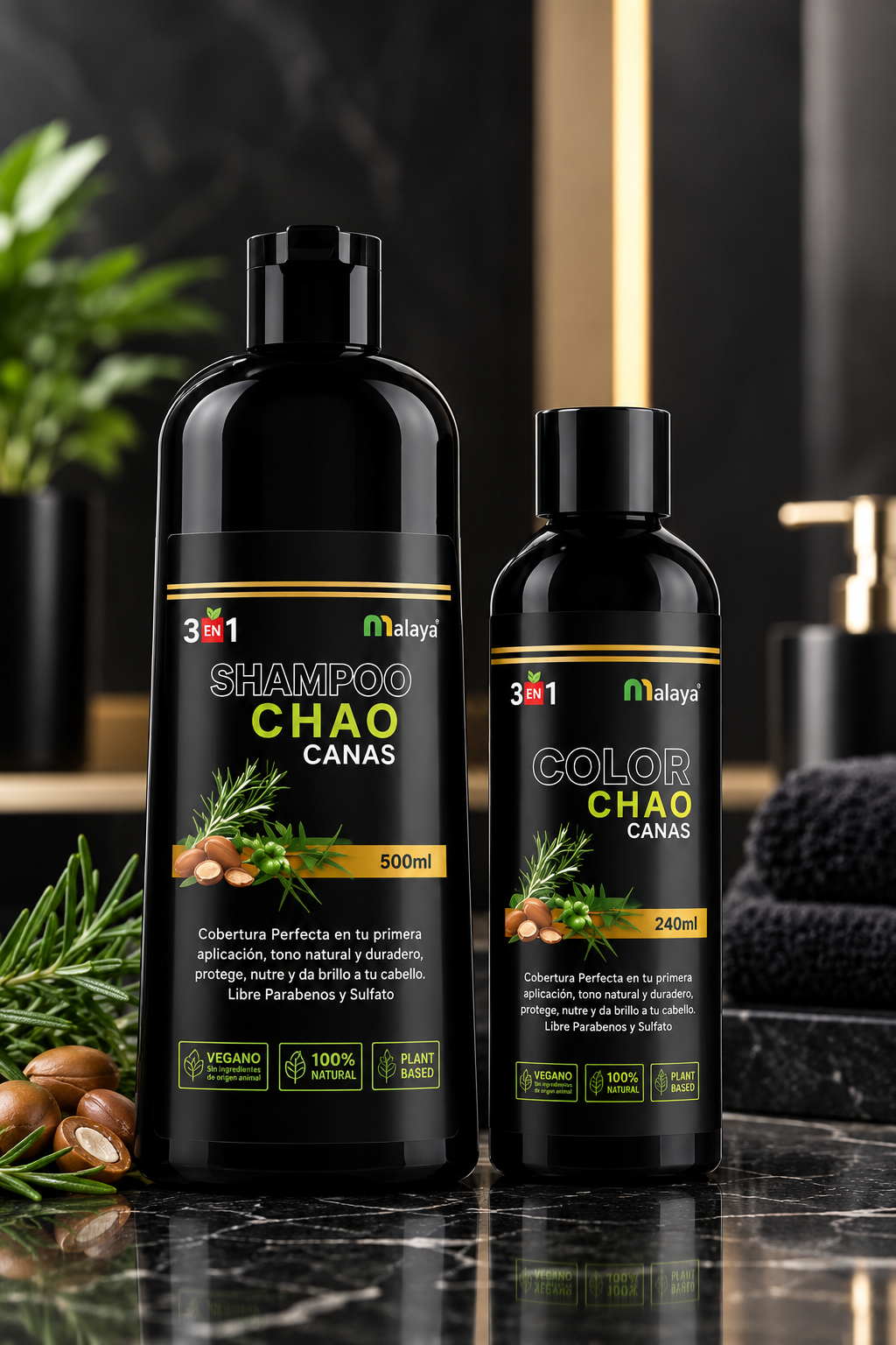 Chao Canas 3 en 1 | Shampoo + Activador Malaya